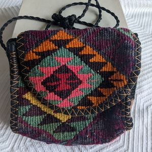 Armenian carpet shoulder bag